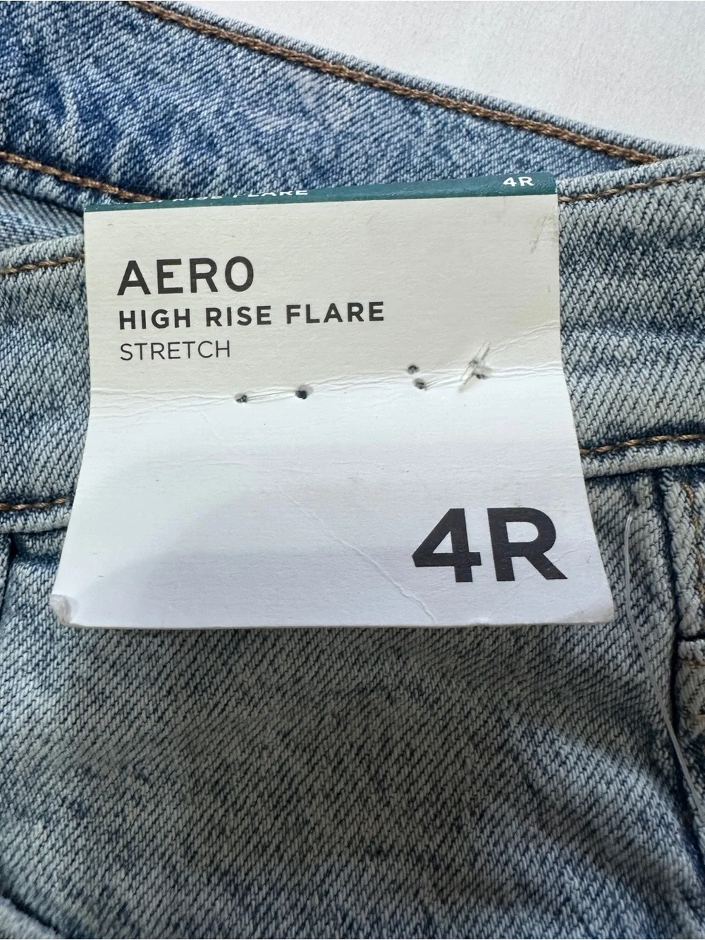 NWT Aeropostale Light Wash Distressed flare-Leg Jeans - Picture 8 of 11